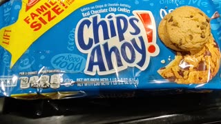 Eating Nabisco Family Size Chips Ahoy! Real Chocolate Chip Cookies, Dbn, MI, 10/18/23