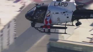 Santa hitching a ride!