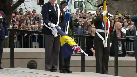 Remembrance Day 2022 _ WATCH - Last Post played at National War Memorial