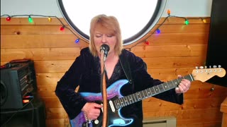Running To Stand Still- U2 cover by Cari Dell female lead guitarist