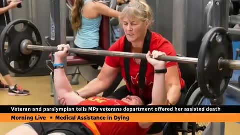 Canada: Federal government offers assisted death to army veteran as she complained about how long it was taking to install a stairlift in her home.