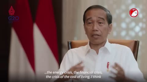 Indonesian President Jokowi discussed peace and plans for life after his term ends