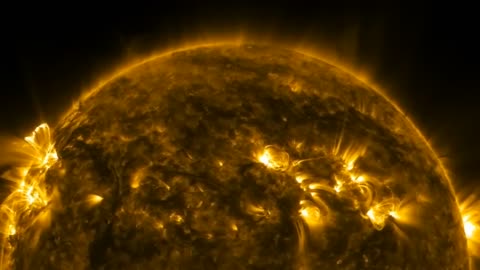 NASA Upload high defination video of sun from space