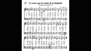 Le reste sous les traits de la Sulamite (Cantique 11 de Louons Jéhovah par nos chants)