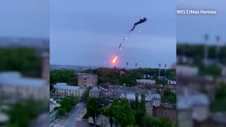 Footage shows Ukraine forces destroying own drone