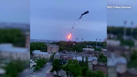 Footage shows Ukraine forces destroying own drone