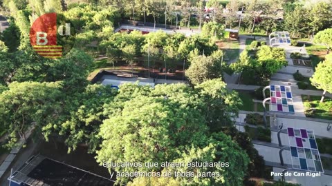 Vídeos de Les Corts a vista de dron, pagados con la tasa turística