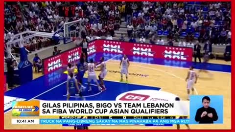 Gilas Pilipinas, bigo vs.Lebanon sa FIBA WorldCup Asian Qualifiers