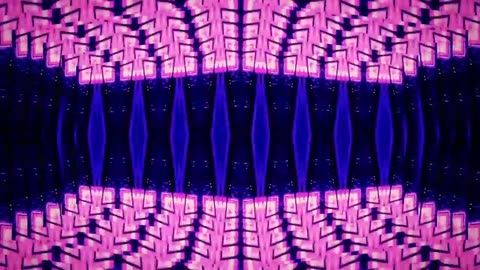 Club Visuals 756 - Blue & Pink Scenery VJ loop