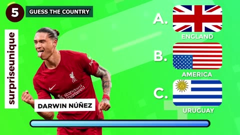 Guess The Country Football Player SurpriseUnique Football 2023