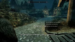 The Elder Scrolls V: Skyrim- can you leave my home please.