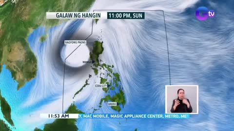 Bagyong Paeng, lumakas bilang Tropical Storm - Weather update (October 27, 2022) | BT