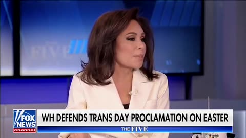 Judge Jeanine asks about the transgender freaks and Joe Biden's Visibility Proclamation.