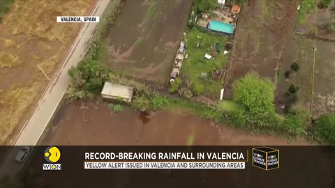 Record-breaking rainfall in Valencia, yellow alert issued in surrounding areas | World News | WION