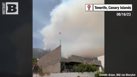 Fire Outbreak on Canary Islands