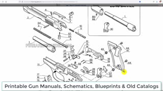 Gunsmithing Library with 22,000 Gun Manuals, Schematics, Blueprints & Catalogs