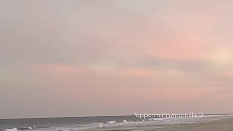 Sherbet colored beach Sky~