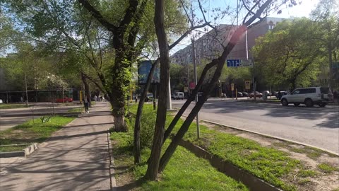 Almaty Walk #1 - Almaty, Kazakhstan 🇰🇿 [Walking Tour]