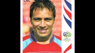 PANINI STICKERS COSTA RICA TEAM WORLD CUP 2006