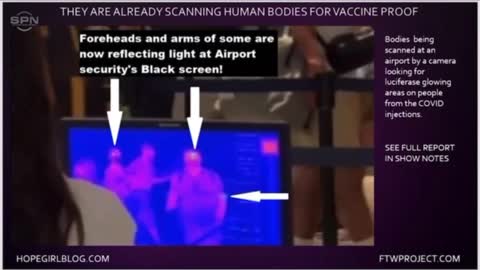 COVID Injected people are now detectable by various airport scanners