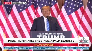 “Success will bring unity to our country.” — President Trump at Mar-a-Lago