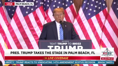 “Success will bring unity to our country.” — President Trump at Mar-a-Lago