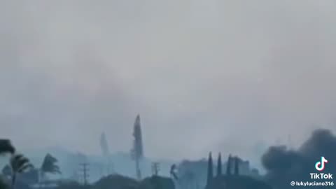 Very interesting video of strange lights above the fires within the smoke. Lahaina