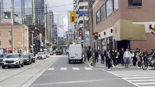 Driving Toronto Dundas Street | CANADA 4K Drive