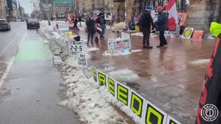 Muslim Canadian police is again trying to arrest peacefull Canadian protestators