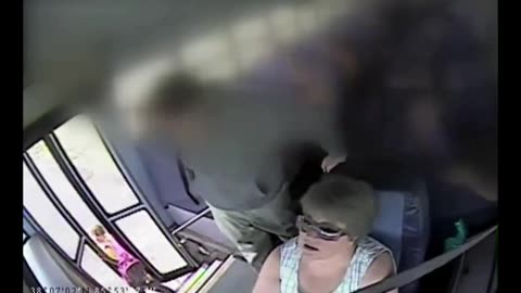 BUS DRIVER DRAGS CHILD