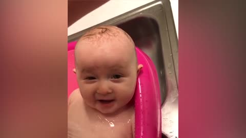 Try Not To Laugh When baby in the Bathroom and Funny Situations Funny Videos