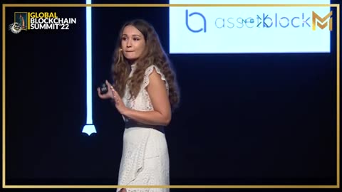 Miss Luisa Gaburova , blockchain technology analyst of Mether.