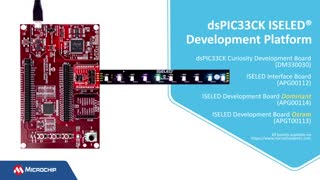 Automotive ISELED Ambient Lighting Using dsPIC33CK DSCs with Microchip