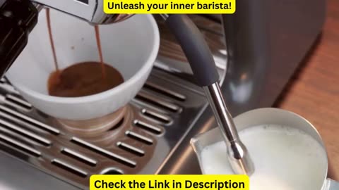 Unleash your inner barista!HiBREW Dual Boiler System Barista Pro 20Bar Bean to Espresso Cafeteria