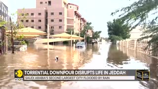 Heavy rains, thunderstorms and floods hit Saudi Arabia's Jeddah| English News