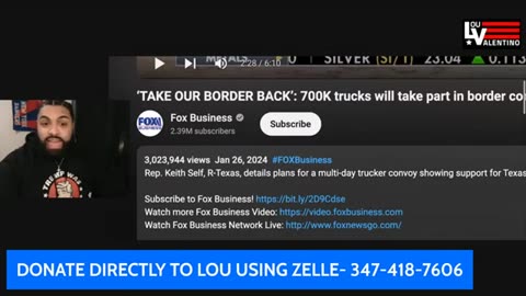 Lou Valentino - EMERGENCY WARNING AT TEXAS TRUCKER CONVOY.. IT’S ALL FAKE!!