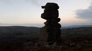 Bowermans nose Dartmoor. Hiking.