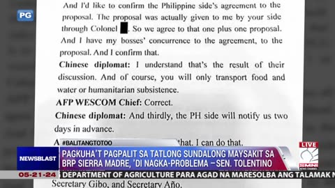 Pagkuha't pagpalit sa tatlong sundalong maysakit sa BRP Sierra Madre, 'di nagka-problema