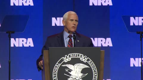 Mike Pence says America needs crime control, not gun control at NRA annual meeting