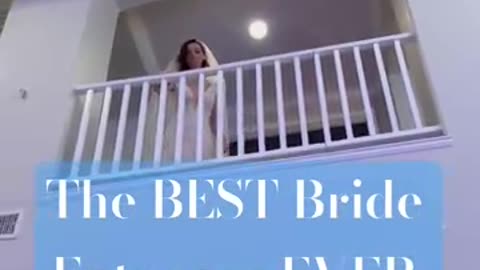 Best _Bride_Entrance_Ever!!