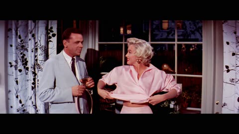 The Seven Year Itch 1955 Marilyn Monroe Conversation in the Apartment remastered 4k v2