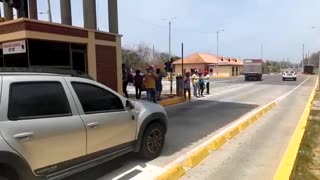 Protestas en el peaje de Marahuaco