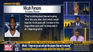 Micah Parsons hopes Cowboys get the players they’re ‘missing’ next season NFL UNDISPUTED