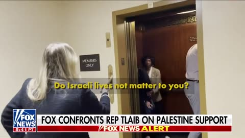 Rashida Tlaib FLEES When Asked to Denounce Hamas Murdering Innocent Children