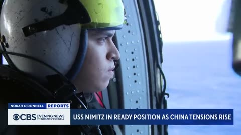 USS Nimitz in ready position as China tensions rise