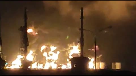 Fuel tank ablaze in Sevastopol, presumably after drone attack — governor