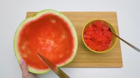Easy Watermelon Treats And Watermelon Juice Dispenser-8