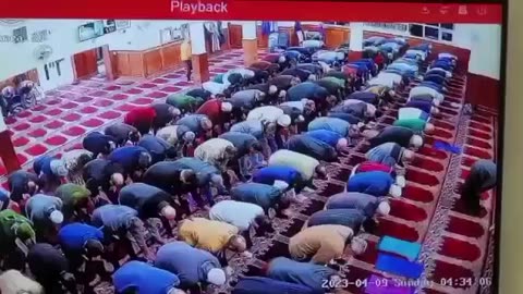 Ramadan Fajer prayer at Masjed Omar, Paterson, NJ