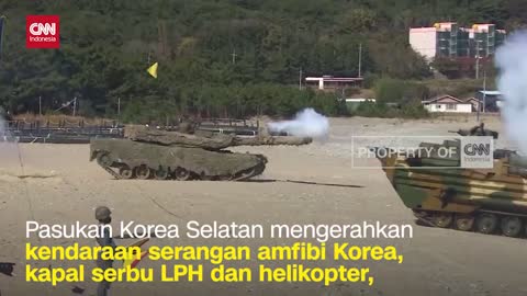 Militer Korea Gelar Latihan Perang Gabungan