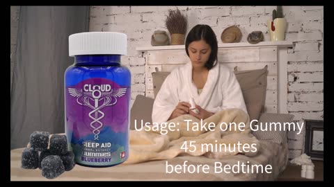 Sleep Aid Gummies with CBD and Melatonin